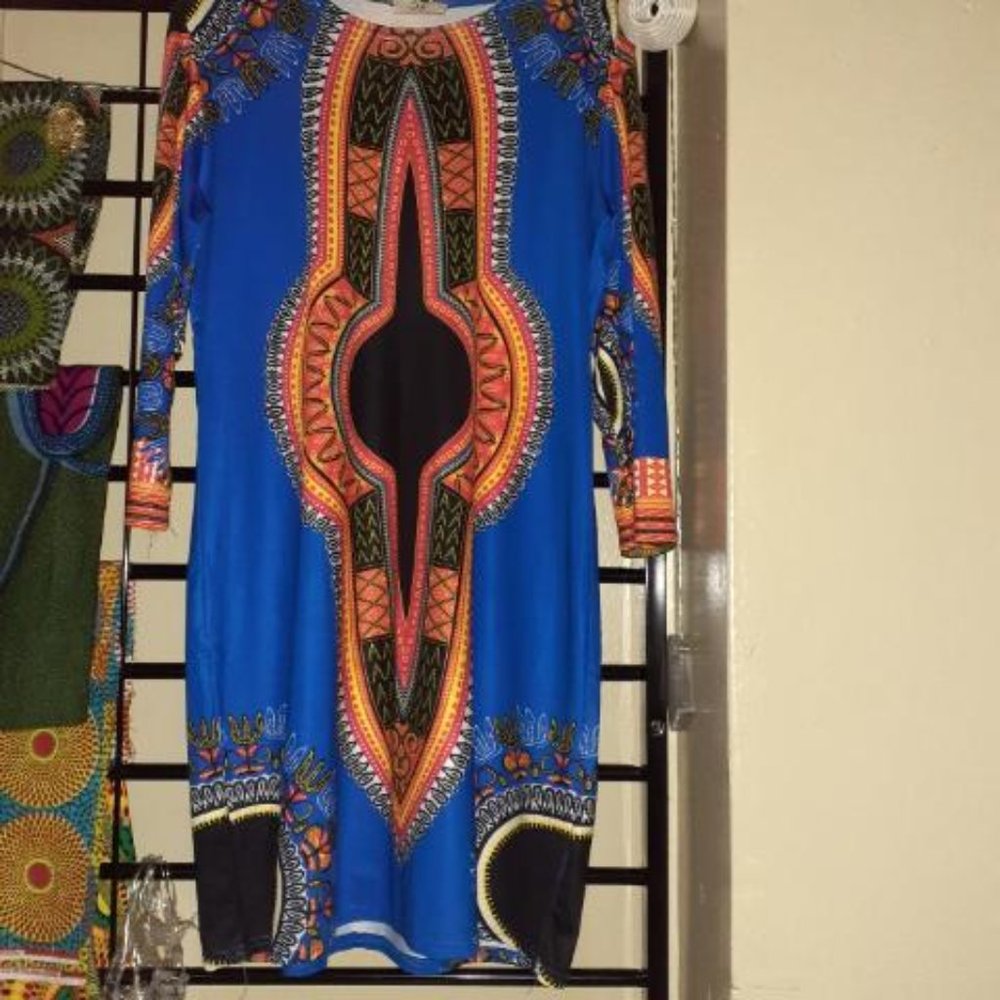 Ankara stretch M/L dress